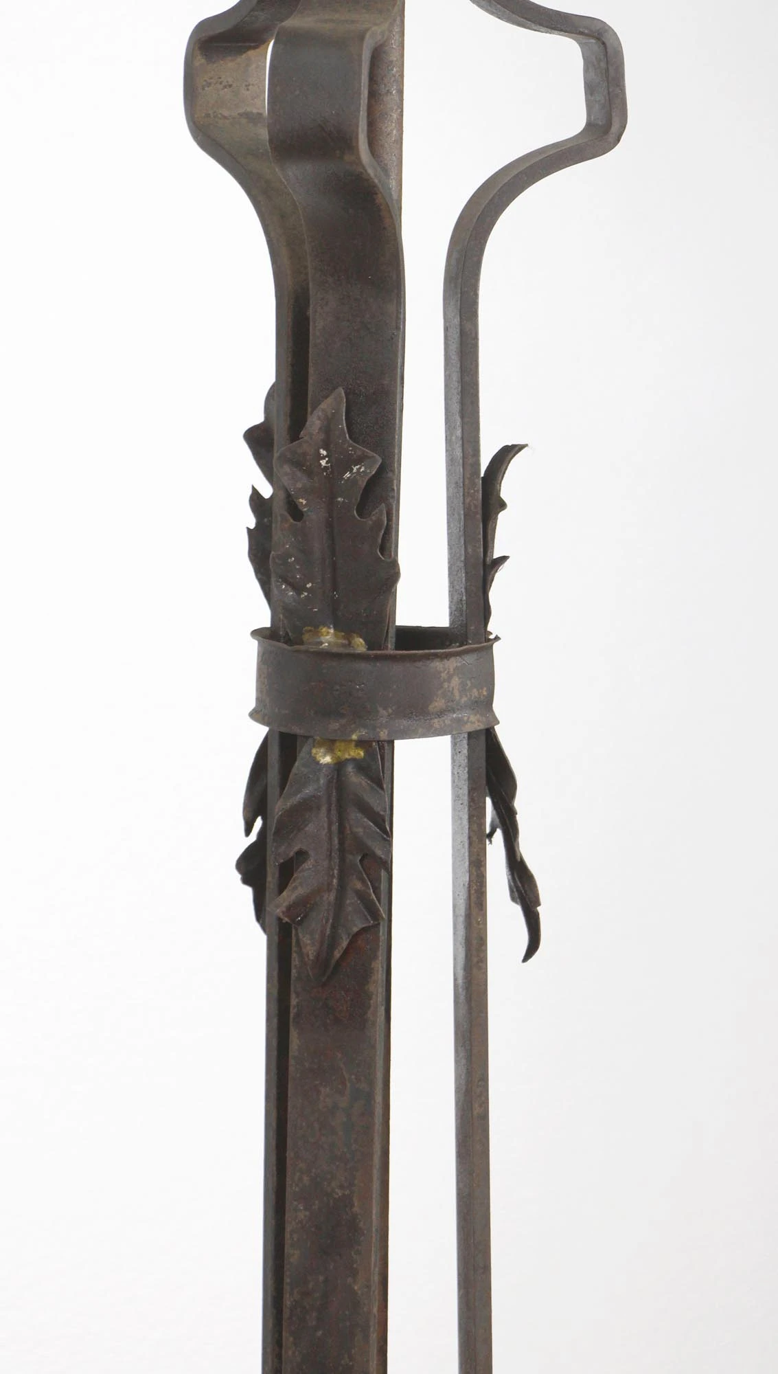 Pair Of Wrought Iron 19th Century Candelabra Floor Lamps 9 Pair Of Wrought Iron 19th Century Candelabra Floor Lamps - Image 7