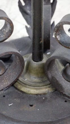 Pair Of Wrought Iron 19th Century Candelabra Floor Lamps 26 Pair Of Wrought Iron 19th Century Candelabra Floor Lamps -OGT Sale Store q278235 12