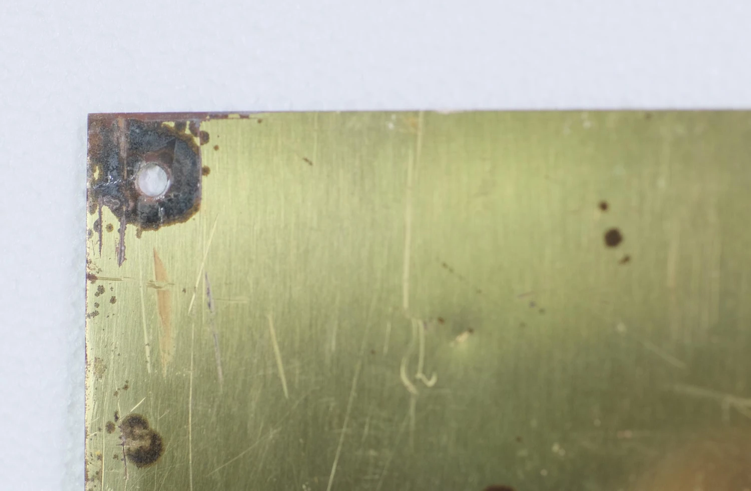 Pair Of 30 In. Brass Plated Steel Door Kick Plates 7 Pair Of 30 In. Brass Plated Steel Door Kick Plates - Image 5