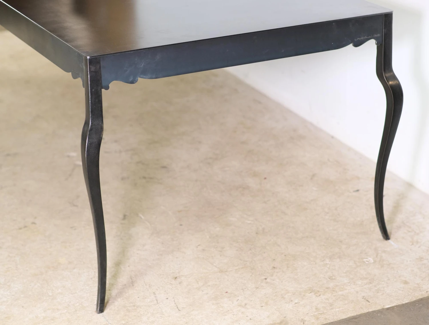 Gregor Jenkin Studio Contemporary Queen Anne Steel 9.5 Ft. Dining Table 10 Gregor Jenkin Studio Contemporary Queen Anne Steel 9.5 Ft. Dining Table - Image 8