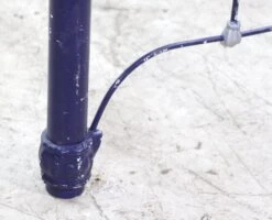 Vintage Blue & Silver Painted Steel Full Bed Frame 22 Vintage Blue & Silver Painted Steel Full Bed Frame -OGT Sale Store q278420 10