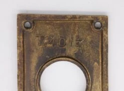 Antique 7.875 In. Polished Bronze Entry Door Back Plate -OGT Sale Store q278447 05