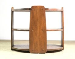 Vintage 25.5 In. Round 3 Tier Oak Side Table 11 Vintage 25.5 In. Round 3 Tier Oak Side Table -OGT Sale Store q278466 05