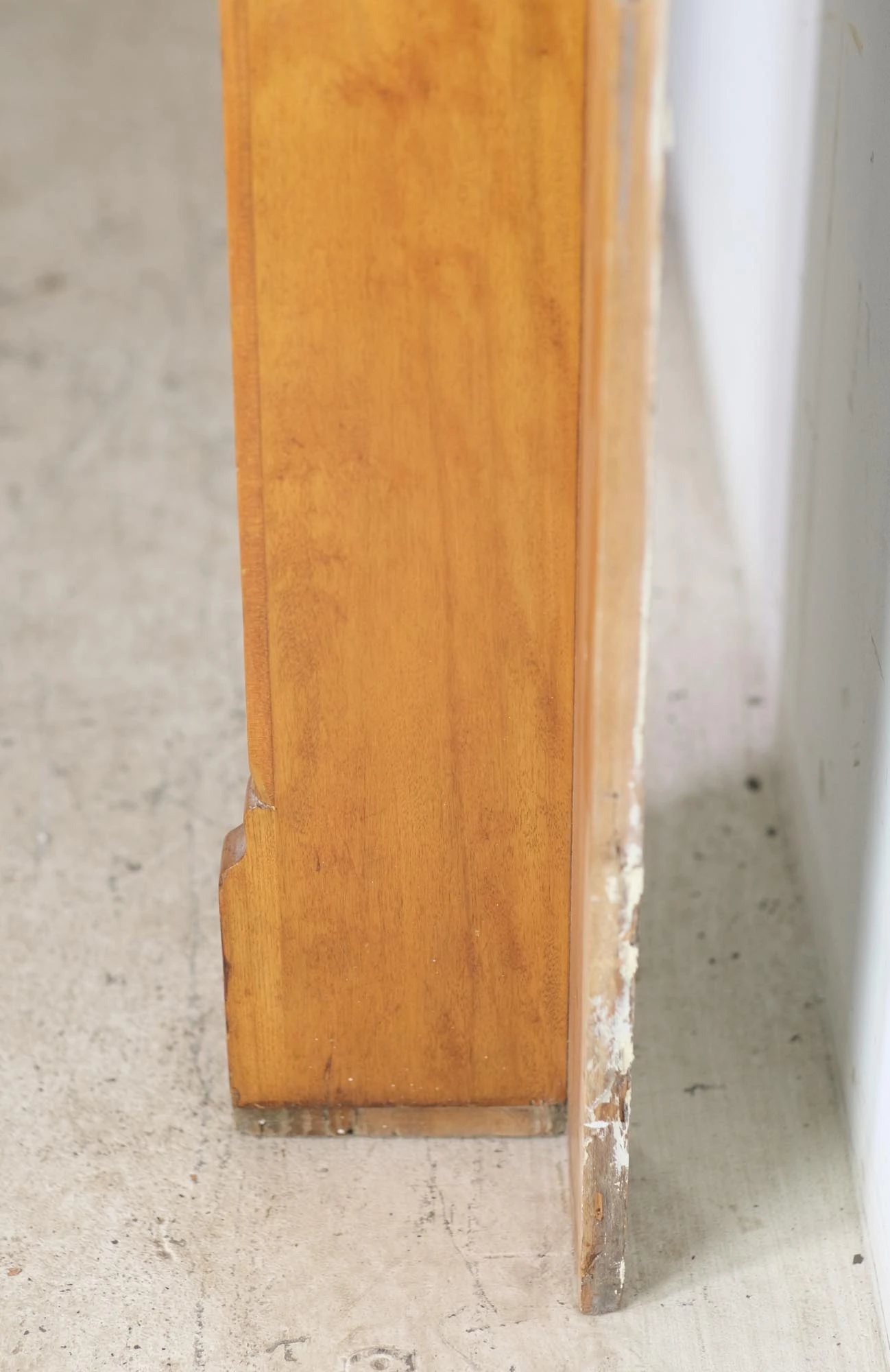 Reclaimed Cherry Fireplace Mantel With 5 Pane Mirror 6 Reclaimed Cherry Fireplace Mantel With 5 Pane Mirror - Image 4