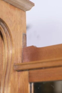 Reclaimed Cherry Fireplace Mantel With 5 Pane Mirror 23 Reclaimed Cherry Fireplace Mantel With 5 Pane Mirror -OGT Sale Store q278479 09