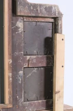 Reclaimed Cherry Fireplace Mantel With 5 Pane Mirror 27 Reclaimed Cherry Fireplace Mantel With 5 Pane Mirror -OGT Sale Store q278479 13