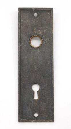 Solid Bronze 5.25 In. Aesthetic Keyhole Door Back Plate -OGT Sale Store q278533 04