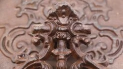 Antique Cast Iron Ornate Door Knocker On Back Plate 16 Antique Cast Iron Ornate Door Knocker On Back Plate -OGT Sale Store q278571 04