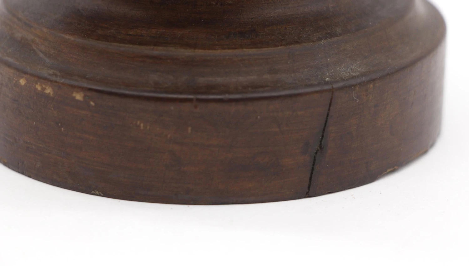 Handmade Copper Washed Man & Dog Statue With Wooden Base 15 Handmade Copper Washed Man & Dog Statue With Wooden Base - Image 13