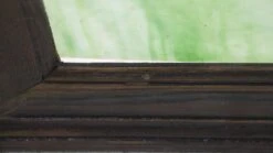 Wood Framed Green Stained Glass Wall Hanging 11 Wood Framed Green Stained Glass Wall Hanging -OGT Sale Store q278604 04