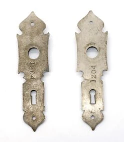 Pair Of Arts & Crafts 6.5 In. Brass Door Back Plates 9 Pair Of Arts & Crafts 6.5 In. Brass Door Back Plates -OGT Sale Store q278676 04