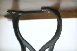 Handcrafted 5.5 Ft. Live Edge Walnut Brooklyn Legs Dining Table -OGT Sale Store q278716 11