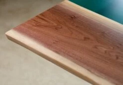 Handcrafted 8 Ft. Live Edge Walnut River Brooklyn Legs Dining Table -OGT Sale Store q278717 06