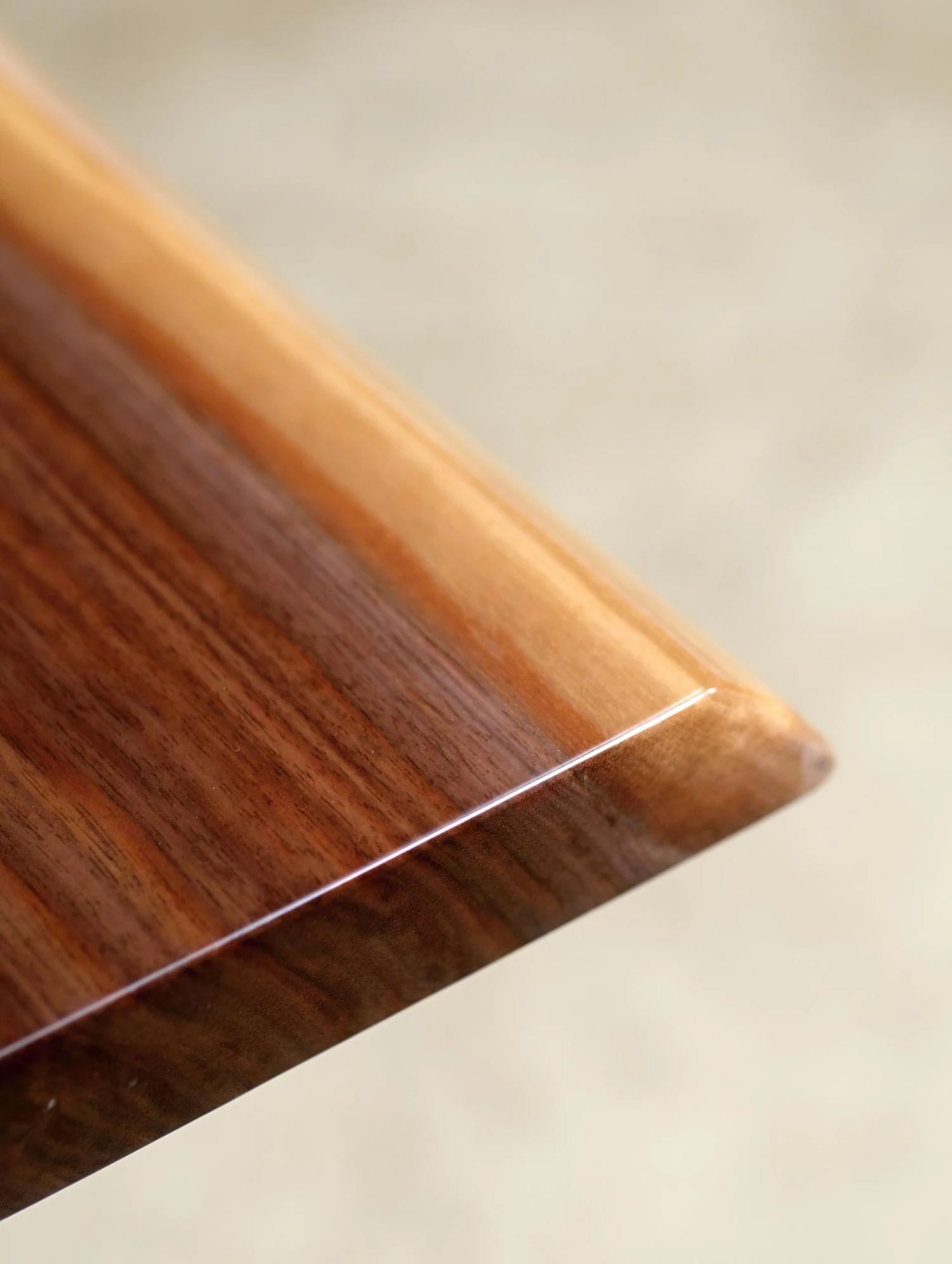 Handcrafted 7 Ft. Live Edge Walnut River New York Legs Dining Table 6 Handcrafted 7 Ft. Live Edge Walnut River New York Legs Dining Table - Image 4