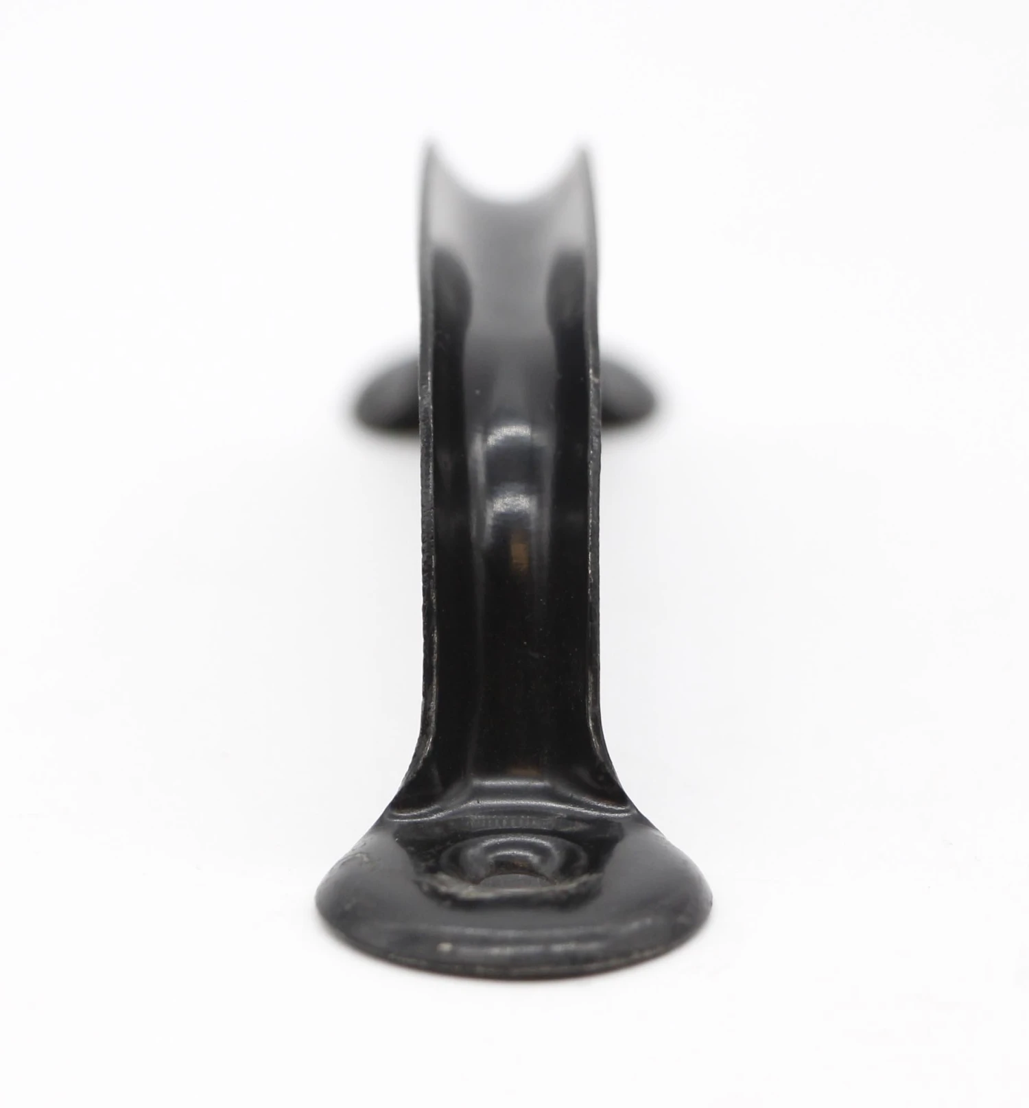 Vintage Black Steel 5 In. Bridge Cabinet Drawer Pull 6 Vintage Black Steel 5 In. Bridge Cabinet Drawer Pull - Image 4