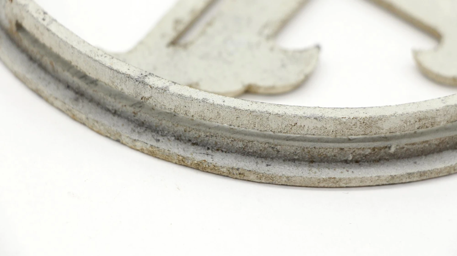 Vintage 6.375 In. Aluminum X Monogram Applique 7 Vintage 6.375 In. Aluminum X Monogram Applique - Image 5