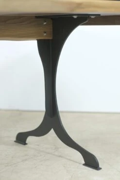 Handcrafted 11 Ft. Live Edge Walnut Dining Table With Steel Wishbone Legs 23 Handcrafted 11 Ft. Live Edge Walnut Dining Table With Steel Wishbone Legs -OGT Sale Store q278836 08