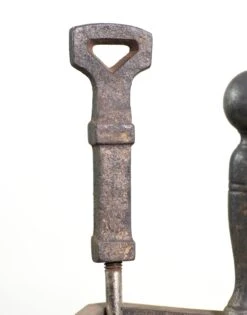 Antique Steel & Iron 3 Piece Fireplace Tool Set -OGT Sale Store q278855 04