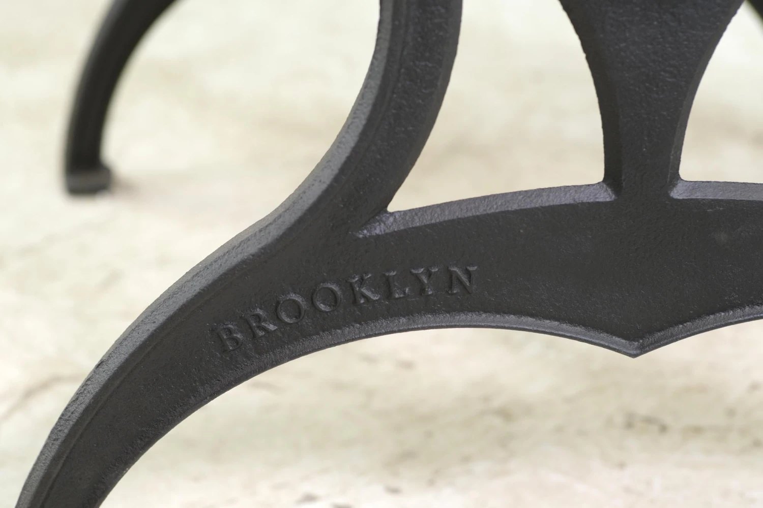 Handcrafted 4 Ft. Chestnut Live Edge Resin Brooklyn Leg Dining Table 9 Handcrafted 4 Ft. Chestnut Live Edge Resin Brooklyn Leg Dining Table - Image 7