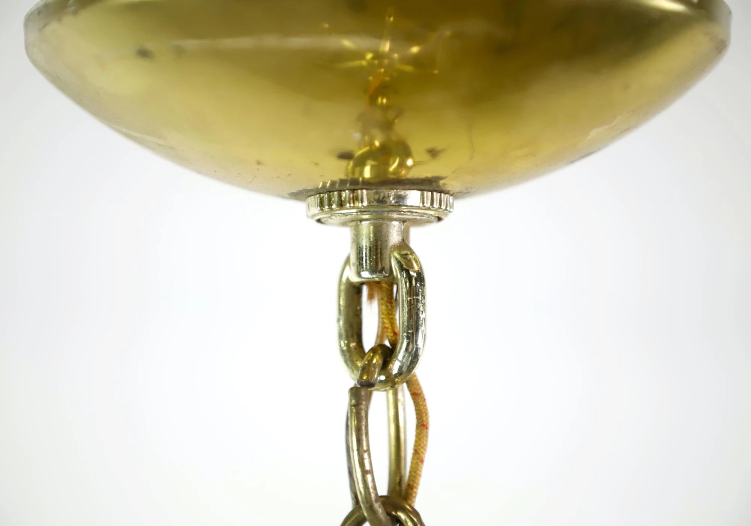 Vintage Traditional Glass Panel Brass Hanging Lantern 11 Vintage Traditional Glass Panel Brass Hanging Lantern - Image 9