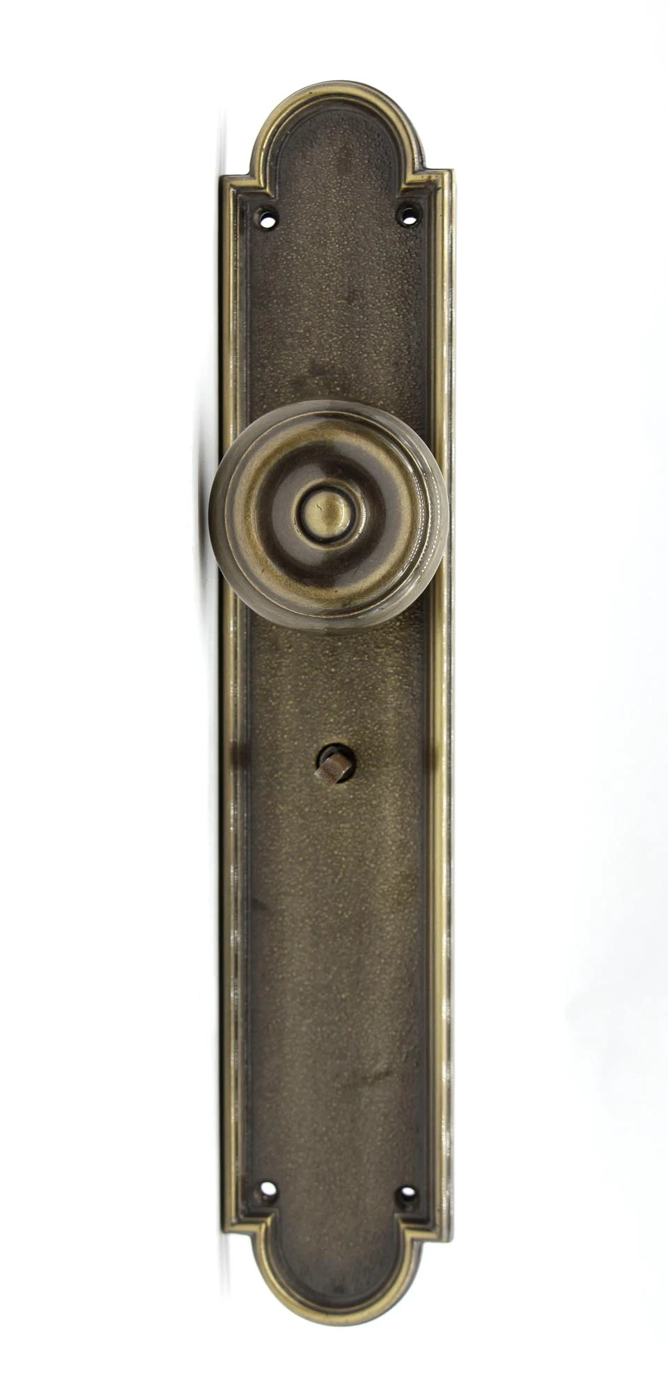 Baldwin Antique Brass Colonial Entry Door Knob Set 7 Baldwin Antique Brass Colonial Entry Door Knob Set - Image 5