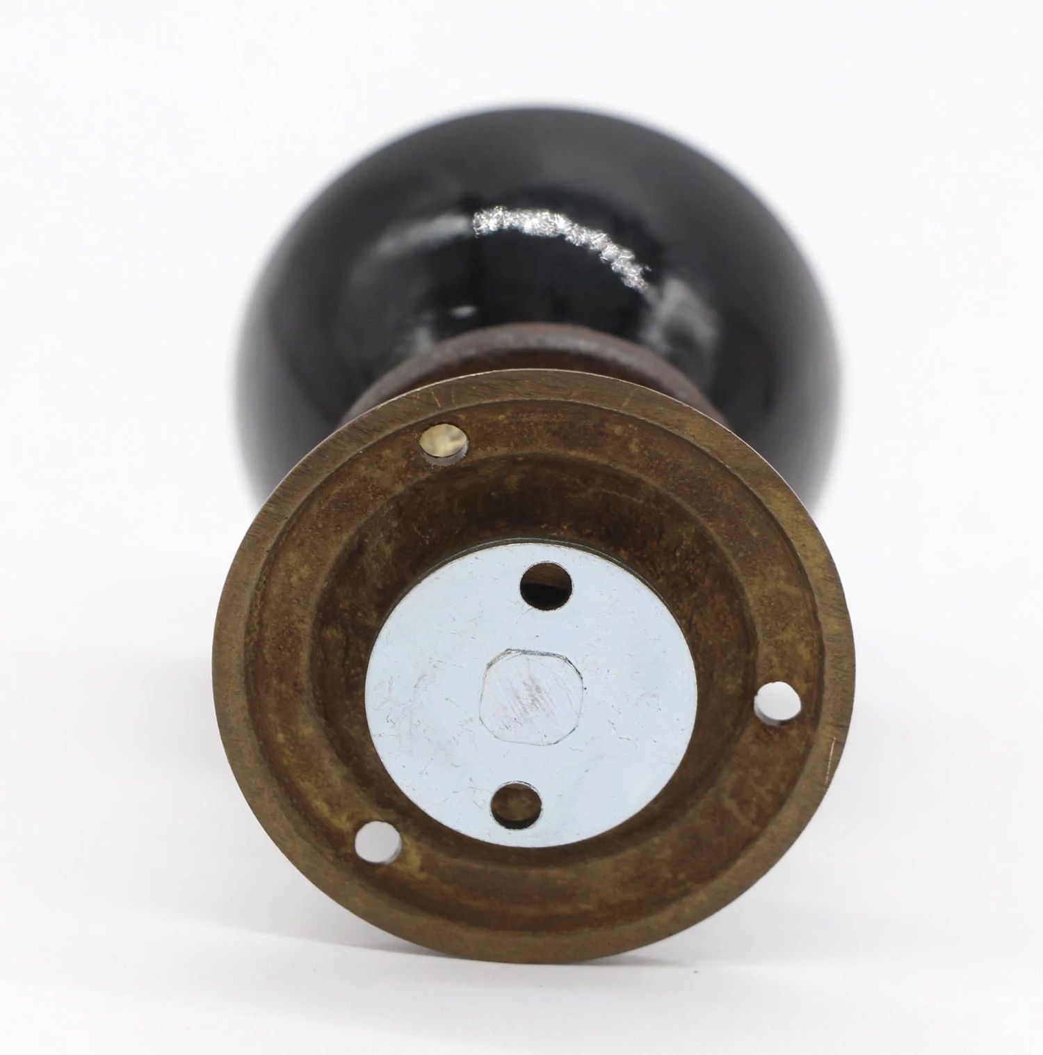 Mid Century Black Ceramic Dummy Door Knob Pull 6 Mid Century Black Ceramic Dummy Door Knob Pull - Image 4