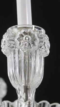 Restored Vintage 10 Arm Clear Crystal Chandelier -OGT Sale Store q278989 06