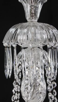 Restored Vintage 10 Arm Clear Crystal Chandelier -OGT Sale Store q278989 07