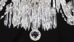 Restored Vintage 10 Arm Clear Crystal Chandelier -OGT Sale Store q278989 13