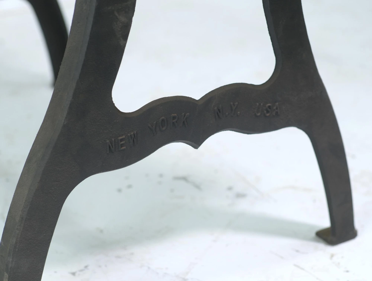 Handmade 5 Ft. Chestnut Live Edge New York Legs Dining Table 10 Handmade 5 Ft. Chestnut Live Edge New York Legs Dining Table - Image 8