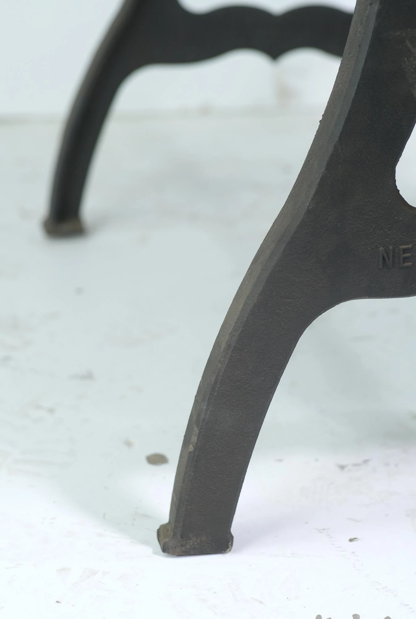 Handmade 5 Ft. Chestnut Live Edge New York Legs Dining Table 11 Handmade 5 Ft. Chestnut Live Edge New York Legs Dining Table - Image 9