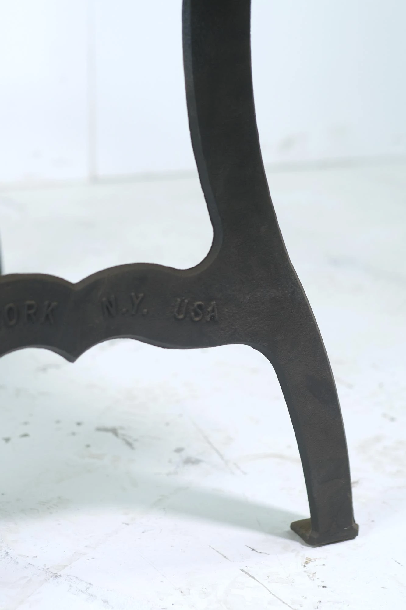 Handmade 5 Ft. Chestnut Live Edge New York Legs Dining Table 12 Handmade 5 Ft. Chestnut Live Edge New York Legs Dining Table - Image 10