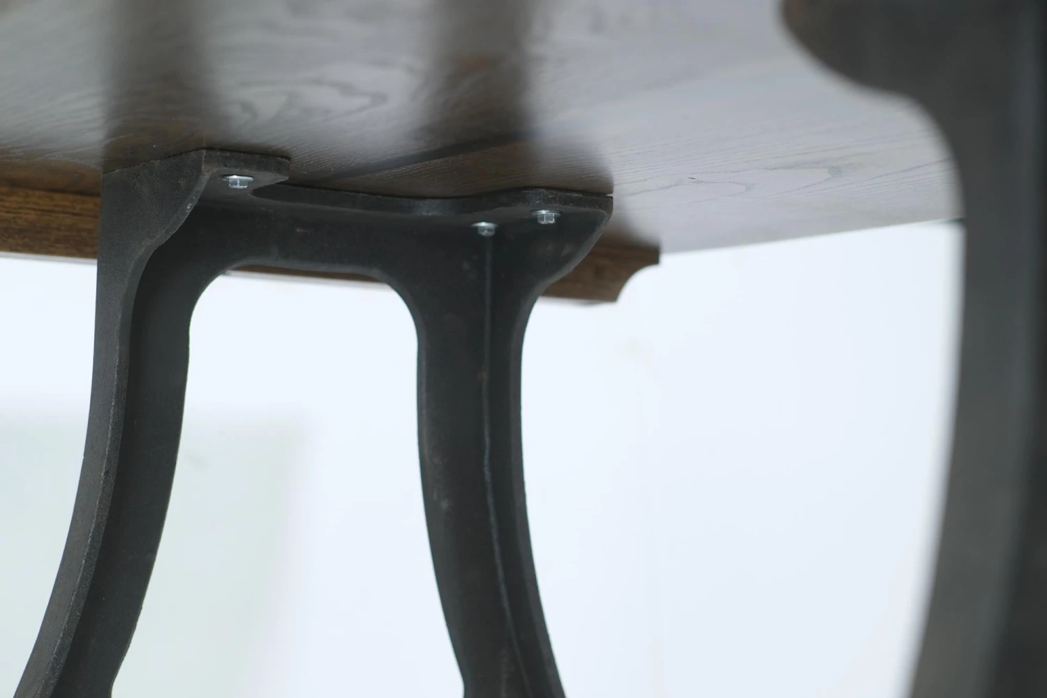 Handmade 5 Ft. Chestnut Live Edge New York Legs Dining Table 13 Handmade 5 Ft. Chestnut Live Edge New York Legs Dining Table - Image 11