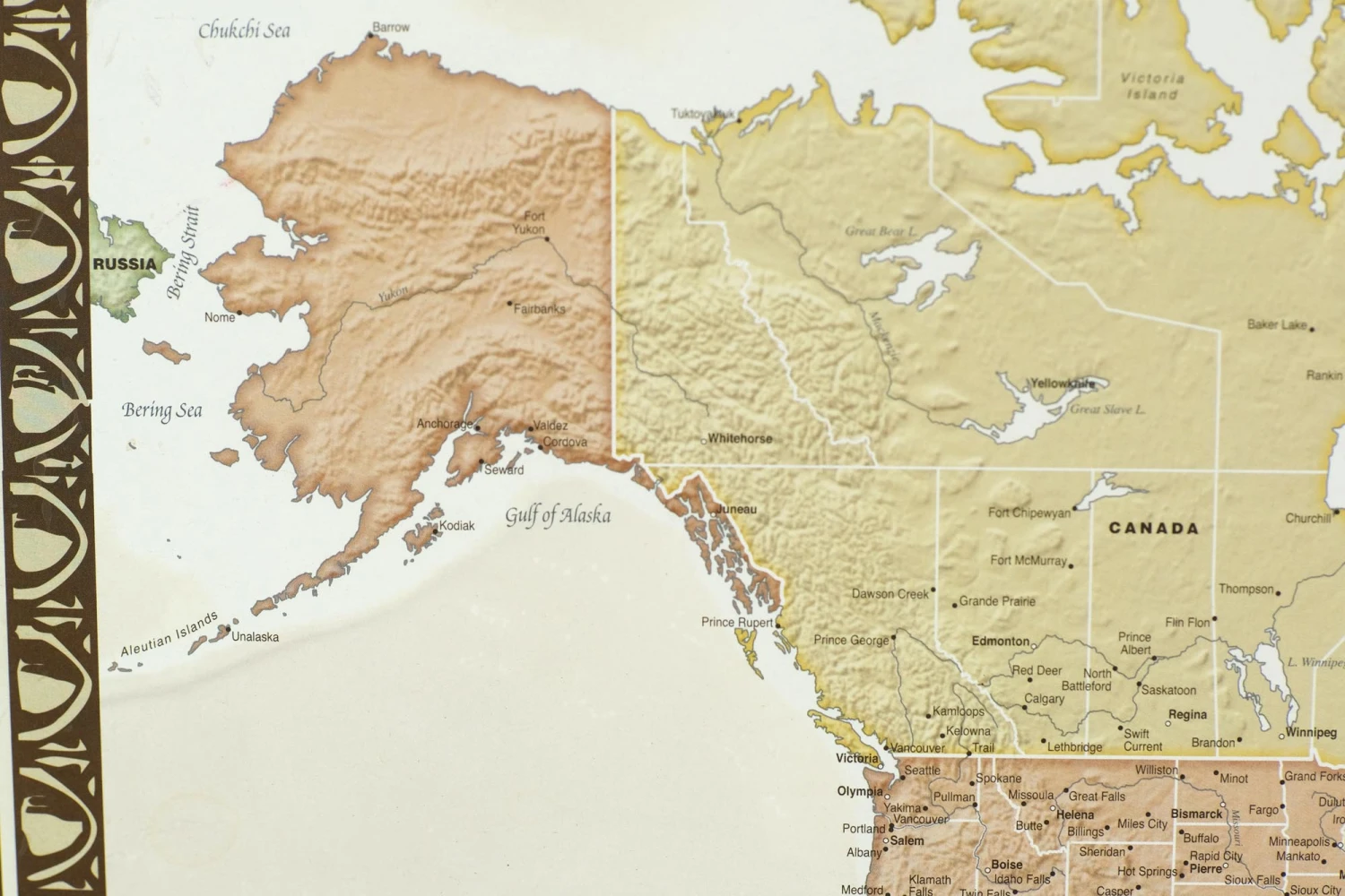 Novelty Map Of The World Travels Of Jerry Kestenbaum 7 Novelty Map Of The World Travels Of Jerry Kestenbaum - Image 5