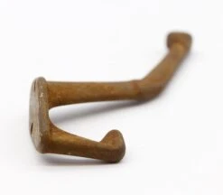 Antique Art Deco Double Arm Cast Iron Hall Tree Wall Hook -OGT Sale Store q279081 04