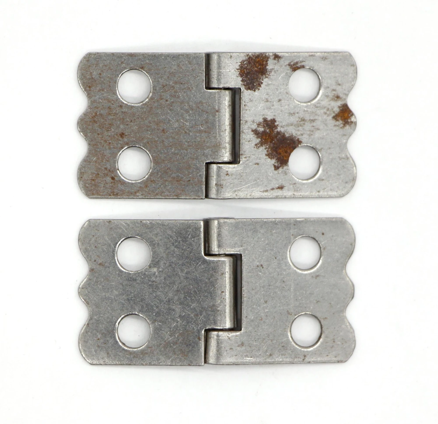 Pair Of Vintage 1.75 X 0.875 Steel Butt Cabinet Hinges 7 Pair Of Vintage 1.75 X 0.875 Steel Butt Cabinet Hinges - Image 5