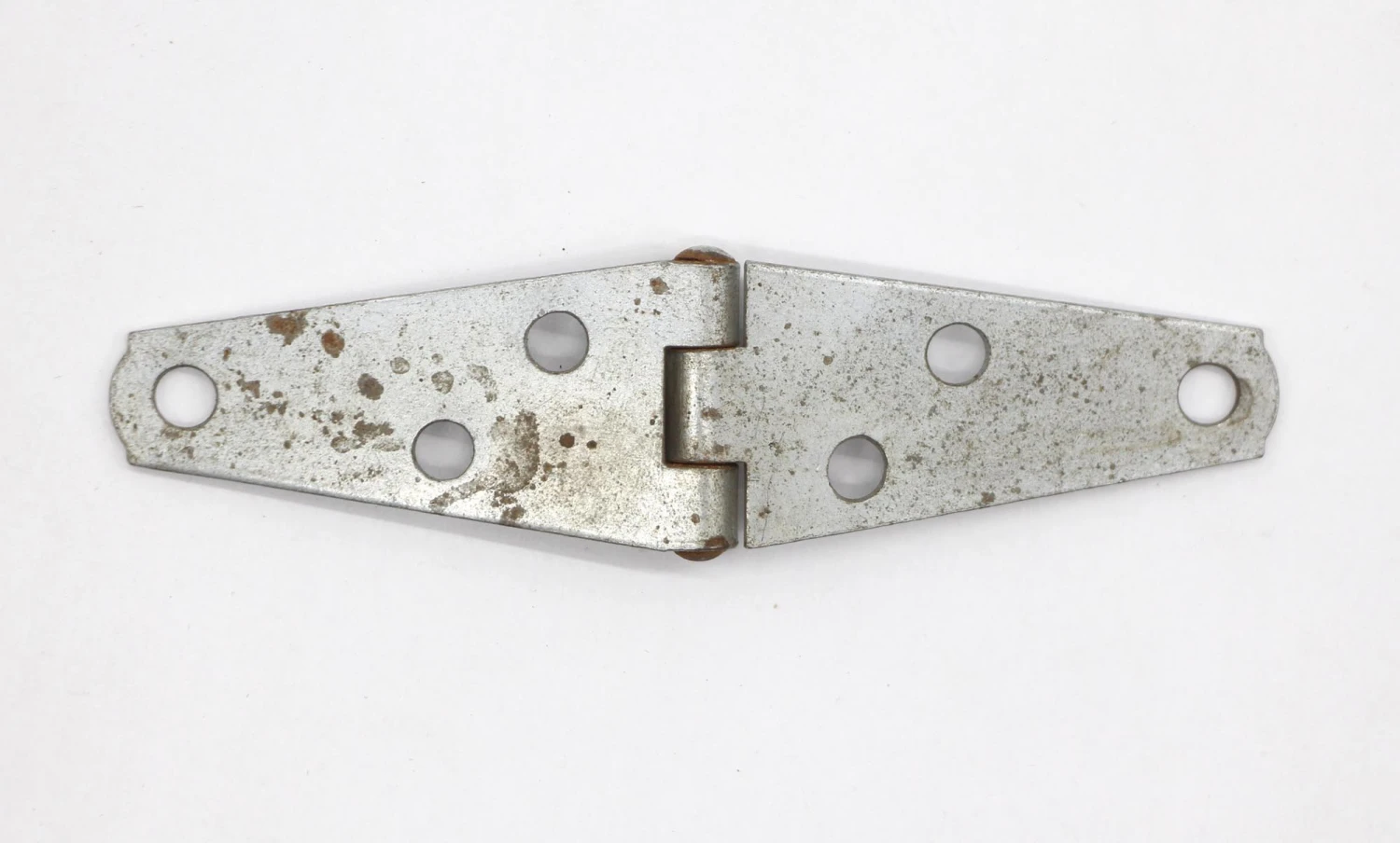 Vintage 4 X 1.25 Steel Surface Strap Cabinet Hinge 6 Vintage 4 X 1.25 Steel Surface Strap Cabinet Hinge - Image 4