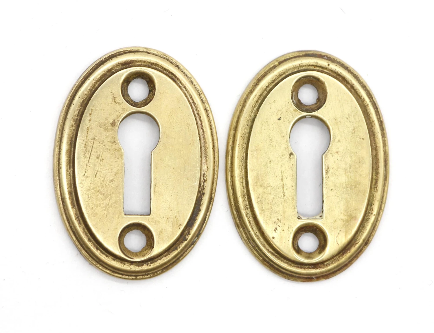 Antique Complete Concentric Brass Door Knob Set 10 Antique Complete Concentric Brass Door Knob Set - Image 8