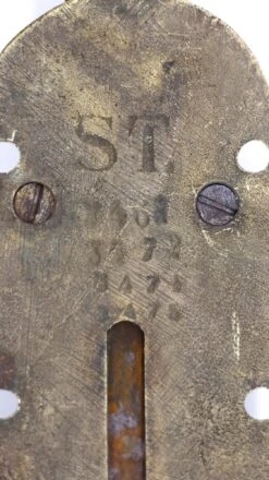 Antique 20.5 In. Bronze & Steel Cremone Surface Bolt -OGT Sale Store q279146 09