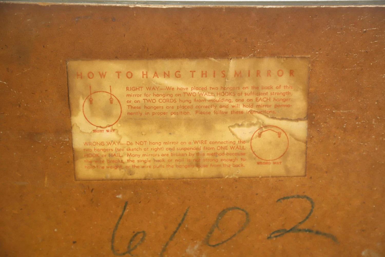 Vintage Beveled & Etched Wall Mirror With Floral Details 11 Vintage Beveled & Etched Wall Mirror With Floral Details - Image 9