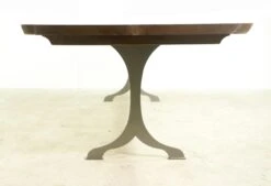 Handcrafted 9 Ft. Live Edge Walnut Steel Wishbone Legs Dining Table 21 Handcrafted 9 Ft. Live Edge Walnut Steel Wishbone Legs Dining Table -OGT Sale Store q279167 09