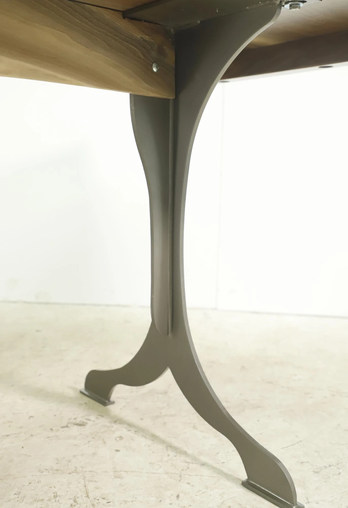 Handcrafted 9 Ft. Live Edge Walnut Steel Wishbone Legs Dining Table 12 Handcrafted 9 Ft. Live Edge Walnut Steel Wishbone Legs Dining Table - Image 10