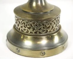 1960s Vintage Amber Glass Brass Table Lamp -OGT Sale Store q279168 04