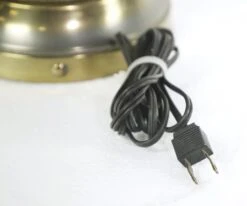 1960s Vintage Amber Glass Brass Table Lamp -OGT Sale Store q279168 07