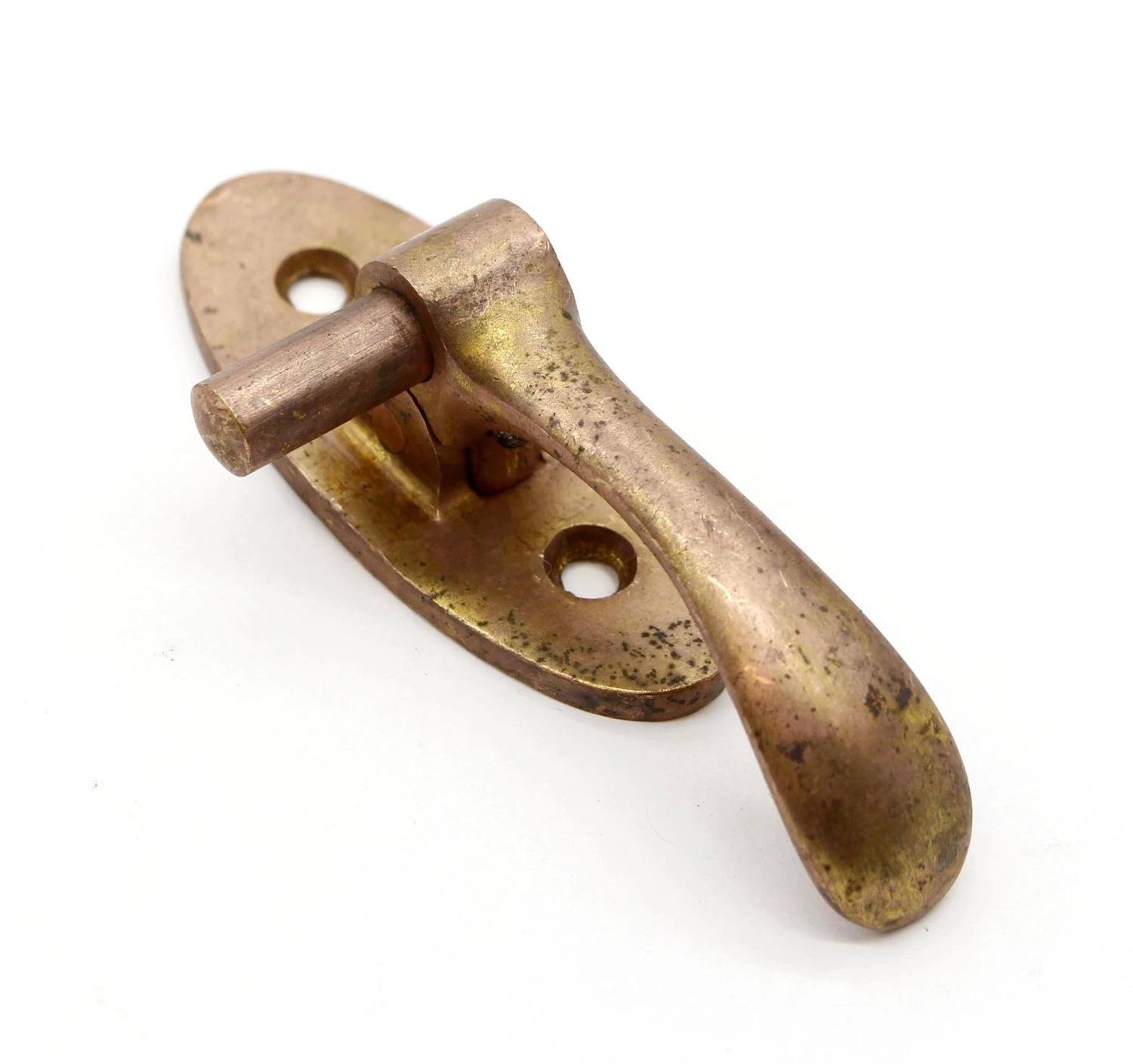 Vintage Patina Bronze Cabinet Ice Box Latch 6 Vintage Patina Bronze Cabinet Ice Box Latch - Image 4