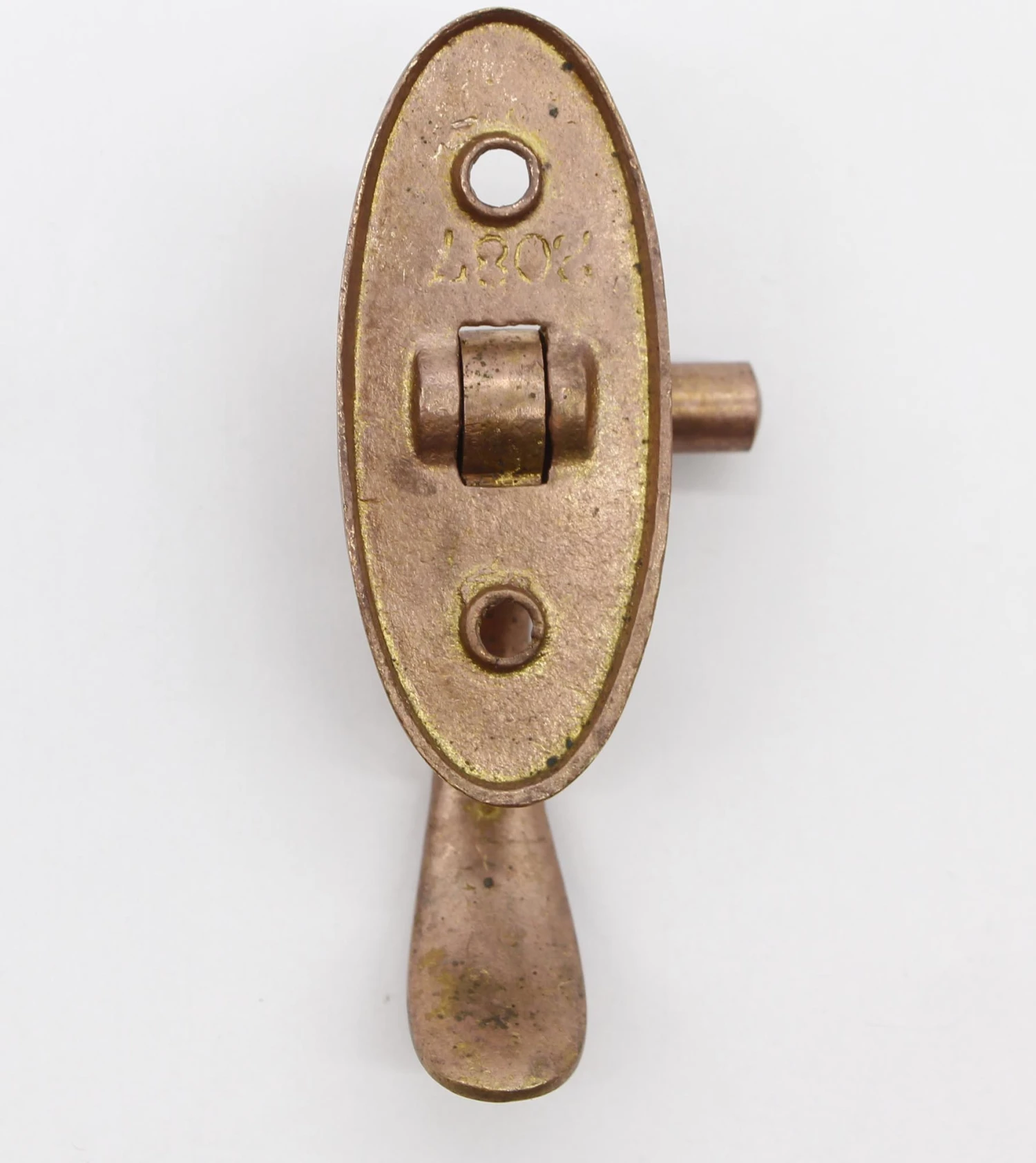 Vintage Patina Bronze Cabinet Ice Box Latch 8 Vintage Patina Bronze Cabinet Ice Box Latch - Image 6