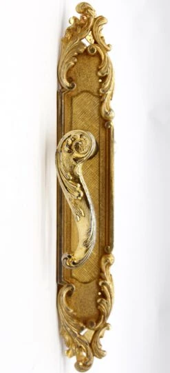 European French Gilded Brass Lever Door Knob Set 23 European French Gilded Brass Lever Door Knob Set -OGT Sale Store q279209 09