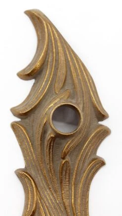 Pair Of Brass Art Nouveau Filigree Door Or Elevator Plates 14 Pair Of Brass Art Nouveau Filigree Door Or Elevator Plates -OGT Sale Store q279210 05