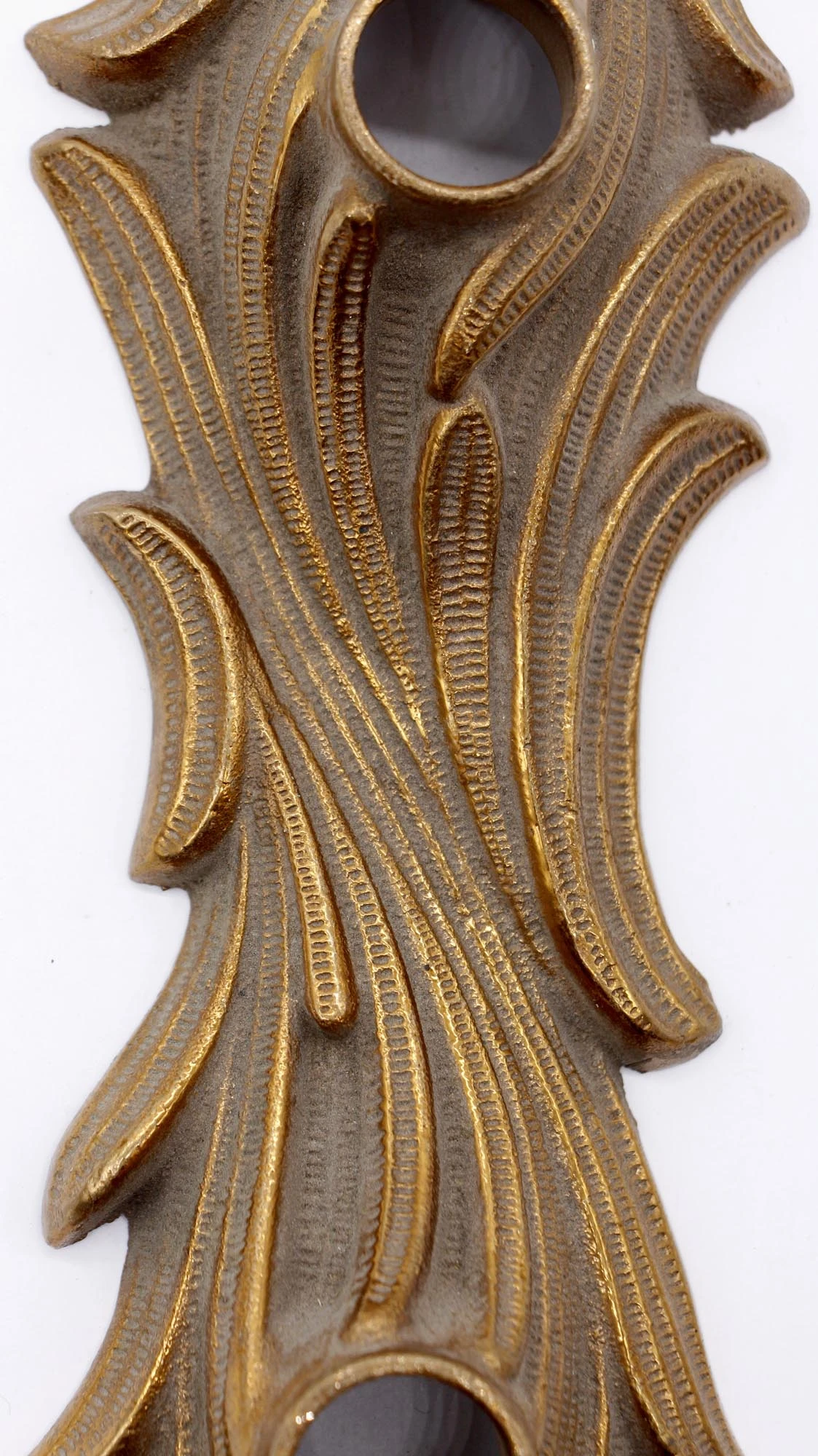 Pair Of Brass Art Nouveau Filigree Door Or Elevator Plates 8 Pair Of Brass Art Nouveau Filigree Door Or Elevator Plates - Image 6