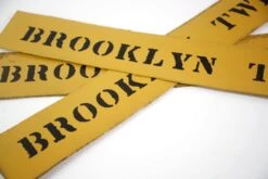 Vintage 24 In. Yellow Enameled Brooklyn TWP Street Sign 10 Vintage 24 In. Yellow Enameled Brooklyn TWP Street Sign -OGT Sale Store q279232 04